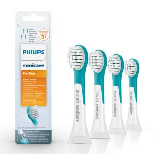 Насадки для зубной щетки для детей Philips Sonicare For Kids HX6034/33 для детей 3+, для бережного очищения зубной эмали, 4 шт 