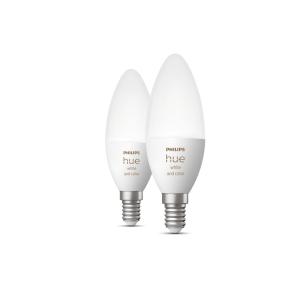 Комплект ламп Philips Hue E14 2700K-6500K 5.3 Вт (40 Вт) 2 шт