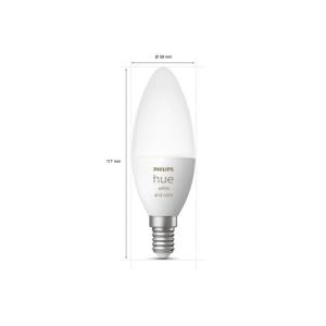 Комплект ламп Philips Hue E14 2700K-6500K 5.3 Вт (40 Вт) 2 шт