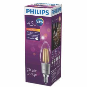 Светодиодная лампа Philips E14 2700K (тёплый) 5 Вт (50 Вт)