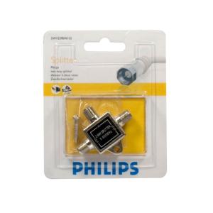 Разветвитель теле-сигнала Philips SWV2390W   на 2ТВ   F-разъемы