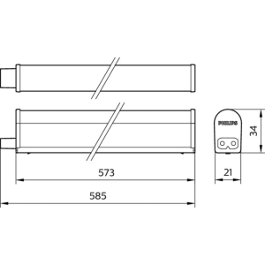 Светодиодный светильник Philips Essential Smartbright LED Batten