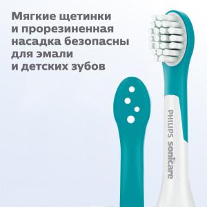 Насадки Philips Sonicare Kids HX6032 для детей (3+), для бережного очищения, 2 шт