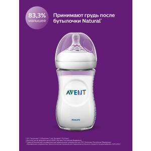 Бутылочка стеклянная для кормления Philips Avent Natural SCF053/17