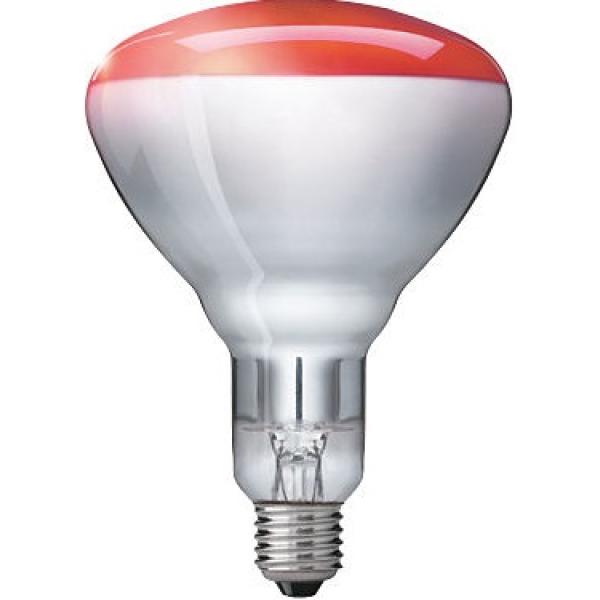 Лампа накаливания Philips E27 BR125 IR 230-250V Red 1CT/10 250 Вт