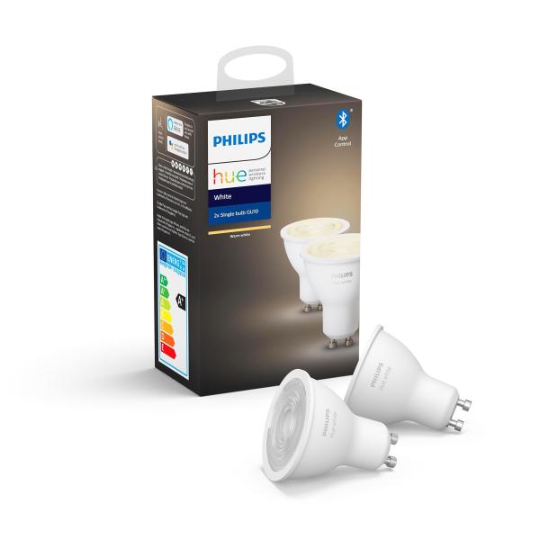 Комплект ламп Philips Hue GU10 2700K 5.2 Вт (57 Вт) 2шт