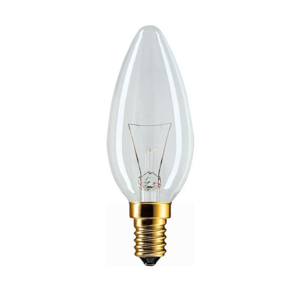 Лампа накаливания Philips E14 B35 230V CL.1CT/10X10F 40 Вт