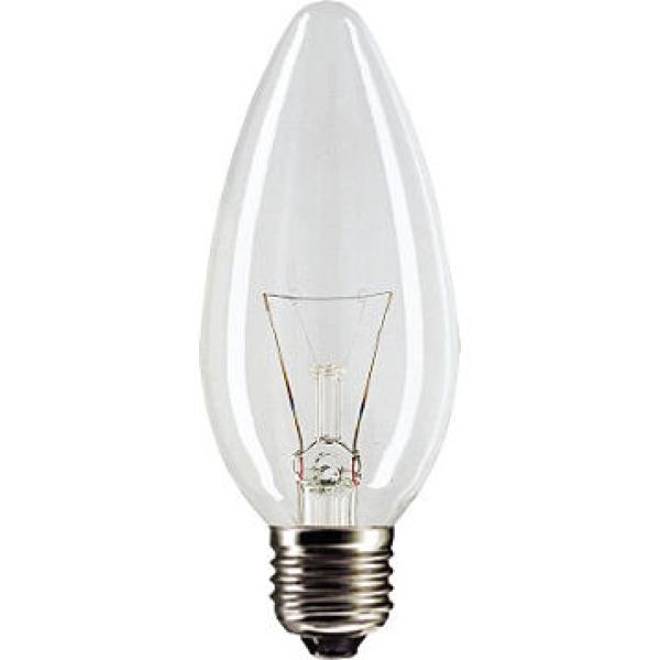 Лампа накаливания Philips E27 230V B35 CL 1CT/10X10 40 Вт