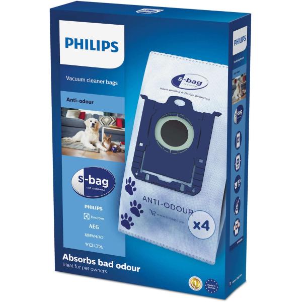 Мешки с нейтрализацией запаха (4 шт.) S-bag Anti-Odour FC8023