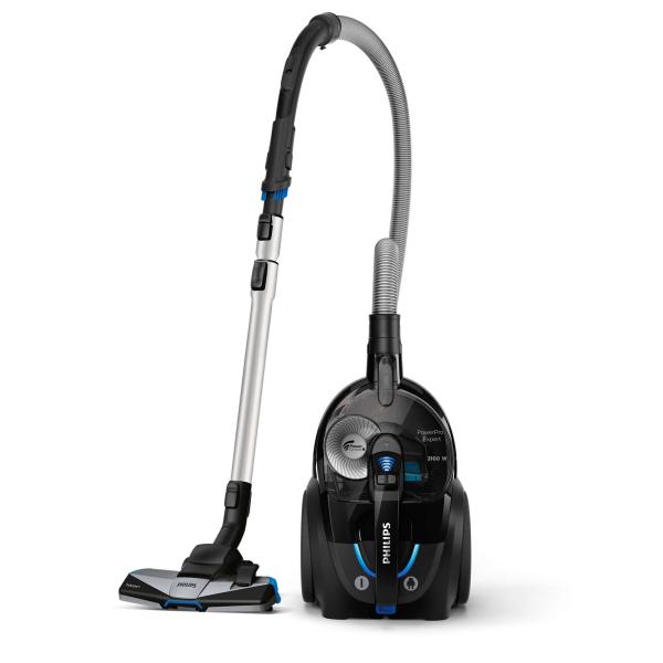 Безмешковый пылесос Philips PowerPro Expert FC9732 (глубокий черный ...
