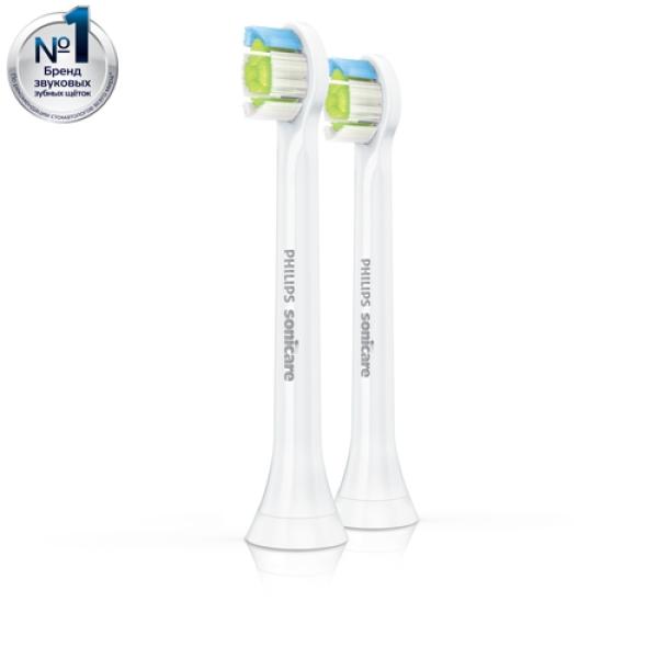 Насадки DiamondClean HX6072 для электрической зубной щетки Philips Sonicare (мини, 2 шт.)