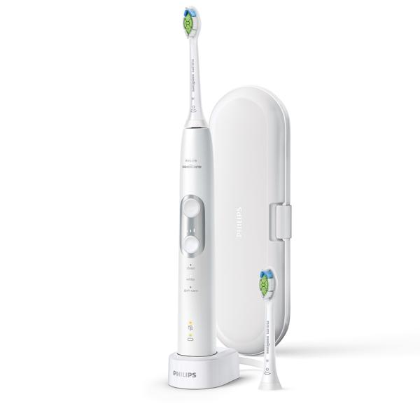 Электрическая зубная щетка Philips Sonicare Protective Clean HX6877 c дорожным футляром и двумя насадками
