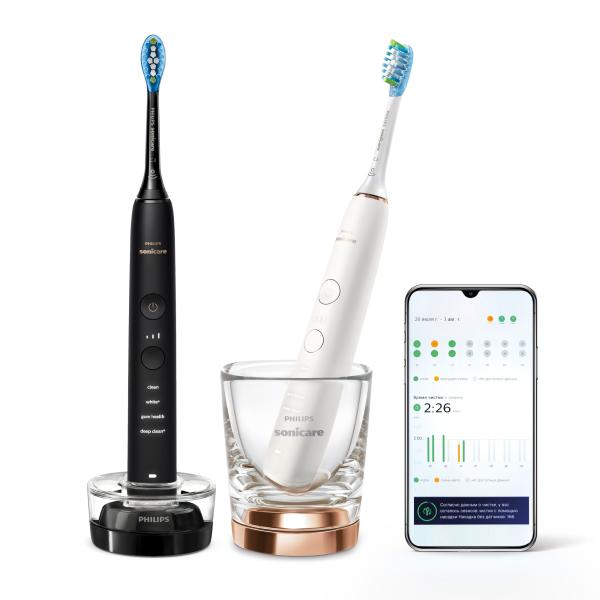Набор зубных щеток Philips Sonicare DiamondClean HX9914