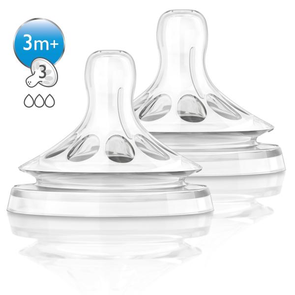 Соска 3 мес + Philips Avent Natural SCF653/27